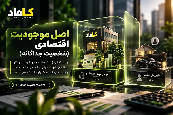 اصل موجودیت اقتصادی یا شخصیت جداگانه در حسابداری